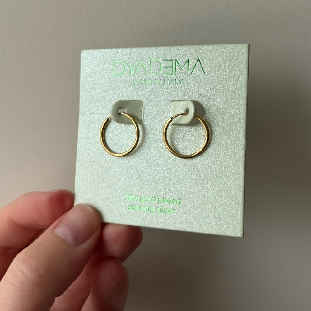 Gold Plated Hoop Earrings